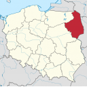 Warmińsko-Mazurskie (wschód) + Podlaskie